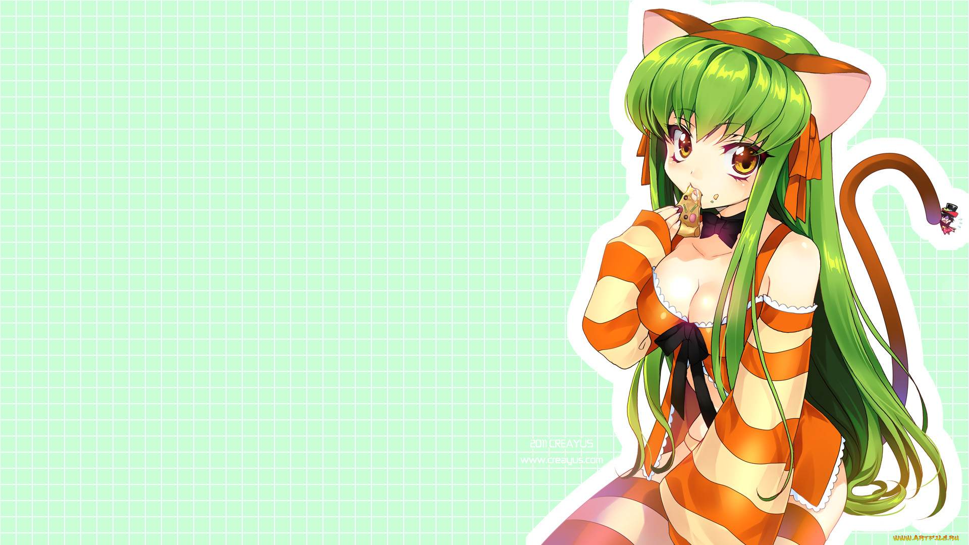 , code, geass, neko
